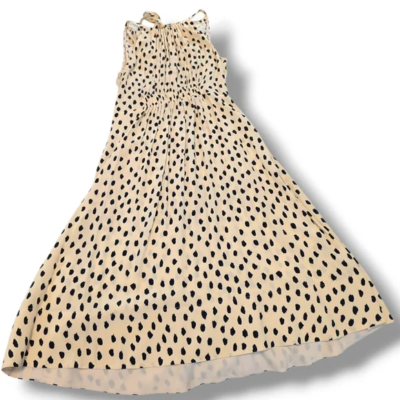 Kate Spade Leopard Dot Tie Back Dress "Take A Walk On The Wild Side", Size 4 - Picture 2 of 15